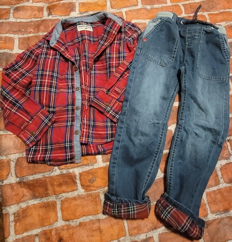 Next direct boys - red, plaid